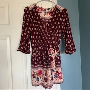 Xhilaration Boho Romper Small